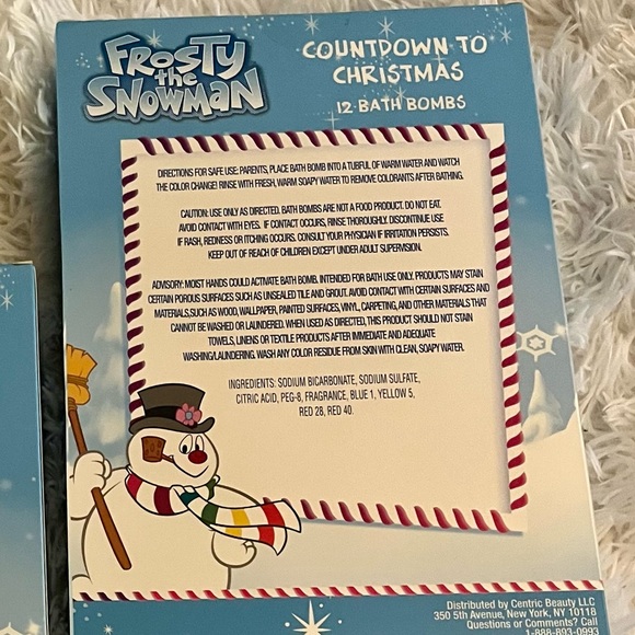 Frosty the Snowman Countdown to Christmas Bath Bombs - Picture 5 of 5